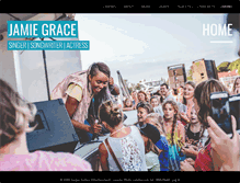 Tablet Screenshot of jamiegrace.com